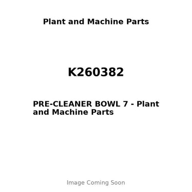 K260382 - PRE-CLEANER BOWL 7