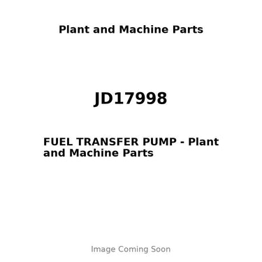 JD17998 - FUEL TRANSFER PUMP