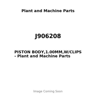 J906208 - PISTON BODY,1.00MM,W/CLIPS