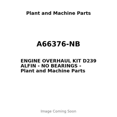 A66376-NB - ENGINE OVERHAUL KIT D239 ALFIN - NO BEARINGS
