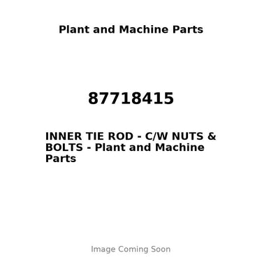 87718415 - INNER TIE ROD - C/W NUTS & BOLTS