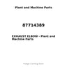 87714389 - EXHAUST ELBOW