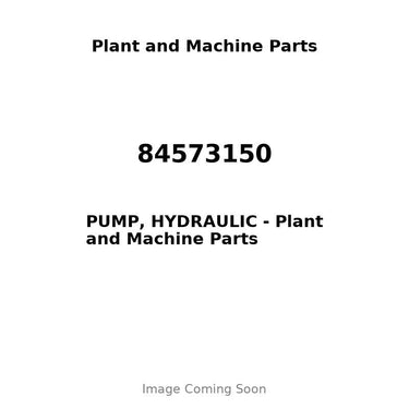 84573150 - PUMP, HYDRAULIC