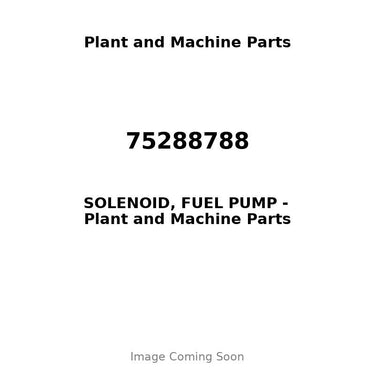 75288788 - SOLENOID, FUEL PUMP