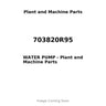 703820R95 - WATER PUMP