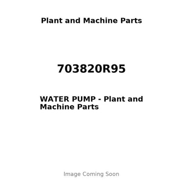 703820R95 - WATER PUMP