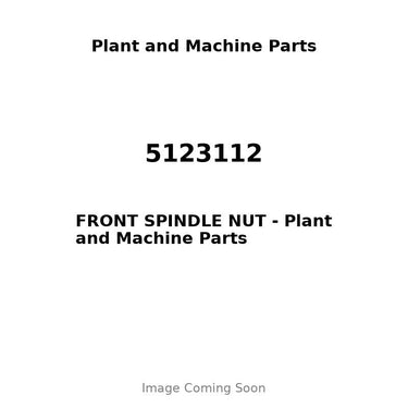 5123112 - FRONT SPINDLE NUT