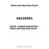 402205R1 - HOSE, LOWER RADIATOR