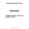 365369A1 - GASKET, HEAD