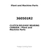 360501R2 - CLUTCH RELEASE BEARING CARRIER
