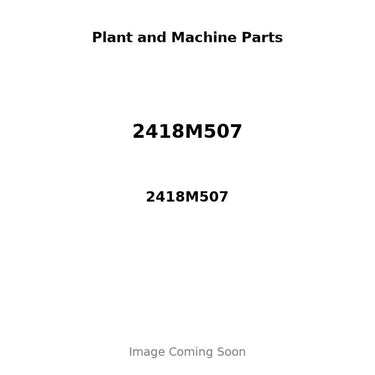 2418M507 - STEM SEAL - INLET VALVE