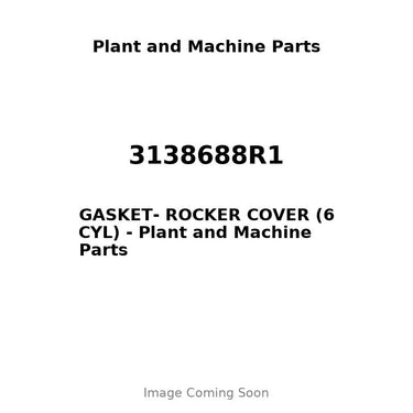 3138688R1 - GASKET- ROCKER COVER (6 CYL)
