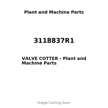 3118837R1 - VALVE COTTER