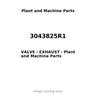 3043825R1 - VALVE - EXHAUST