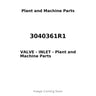 3040361R1 - VALVE - INLET