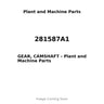 281587A1 - GEAR, CAMSHAFT