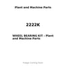 2222K - WHEEL BEARING KIT