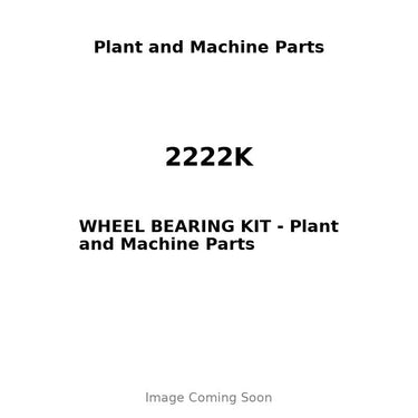 2222K - WHEEL BEARING KIT