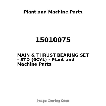 15010075 - MAIN & THRUST BEARING SET - STD (6CYL)