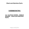 1500655C91 - 11'' CLUTCH COVER - SINGLE SPRING