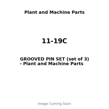 11-19C - GROOVED PIN SET (set of 3)