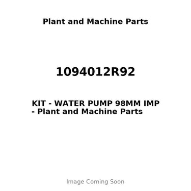 1094012R92 - KIT - WATER PUMP 98MM IMP