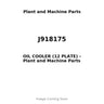 J918175 - OIL COOLER (12 PLATE)