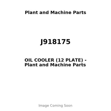 J918175 - OIL COOLER (12 PLATE)