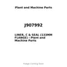 J907992 - LINER, C & SEAL (133MM FLANGE)