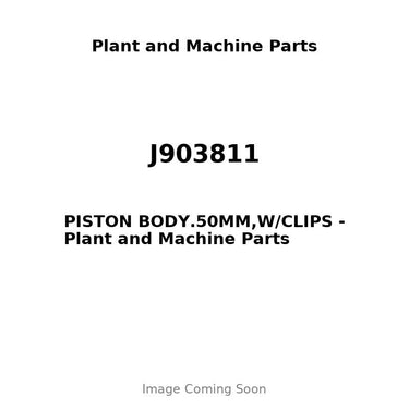 J903811 - PISTON BODY.50MM,W/CLIPS