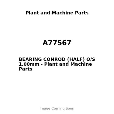 A77567 - BEARING CONROD (HALF) O/S 1.00mm