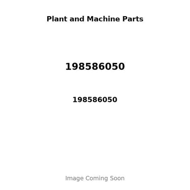 198586050 - BEARING SET, MAIN - STD