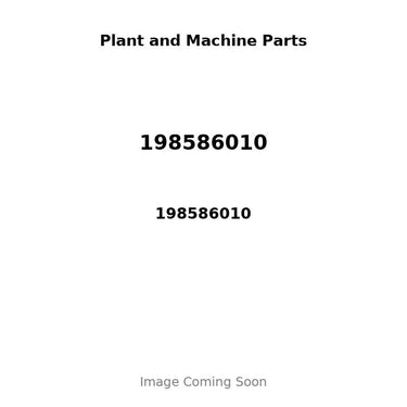 198586010 - MAIN BEARING SET - STD