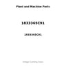 1833365C91 - MAIN BEARING (PAIR) 0.50mm