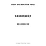 1833096C92 - FRONT SEAL, CRANKSHAFT