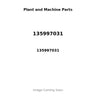 135997031 - GASKET, TURBO