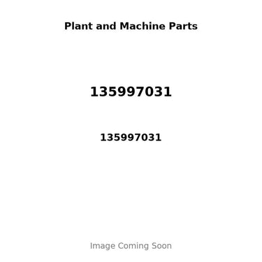 135997031 - GASKET, TURBO