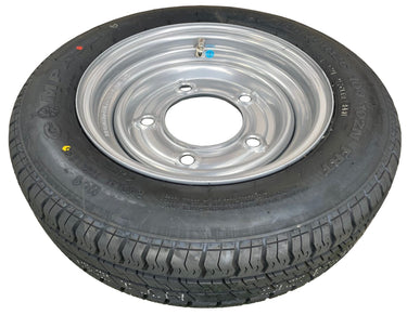 Wheel&Tyre155/70R12C Rad.5 Stud/6 1/2 inch - Plant and Machine Parts