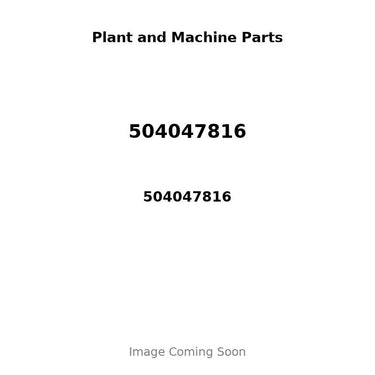 504047816 - TURBOCHARGER