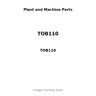 TOB110 - SOLENOID SWITCH