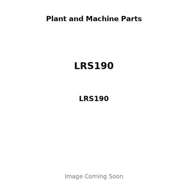 LRS190 - STARTER MOTOR: 12V, 2.2KW, 10T