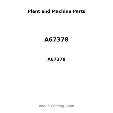 A67378 - VALVE TRAIN KIT
