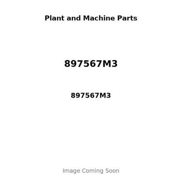 897567M3 - HYDRAULIC LIFT CROSS SHAFT - 50 SPLINE