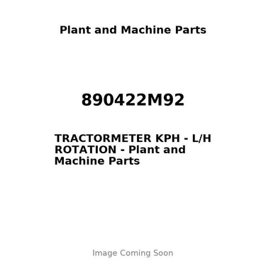 890422M92 - TRACTORMETER KPH - L/H ROTATION