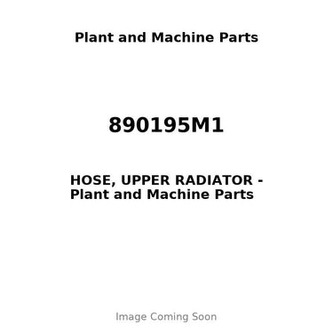 890195M1 - HOSE, UPPER RADIATOR