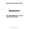 886802M91 - TIE ROD INNER RH