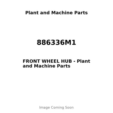 886336M1 - FRONT WHEEL HUB