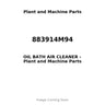 883914M94 - OIL BATH AIR CLEANER