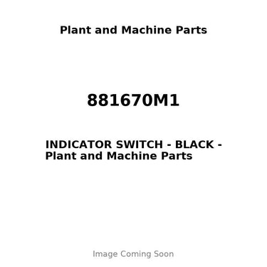 881670M1 - INDICATOR SWITCH - BLACK