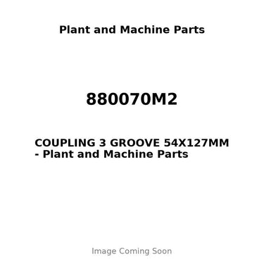 880070M2 - COUPLING 3 GROOVE 54X127MM